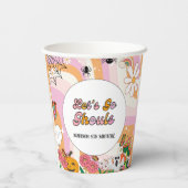 レトログルーレッツゴーウルハロウィン誕生日 紙コップ (裏面)