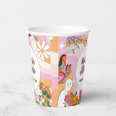 レトログルーレッツゴーウルハロウィン誕生日 紙コップ (右)