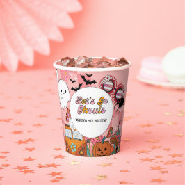 レトログルーレッツゴーウルハロウィン誕生日 紙コップ