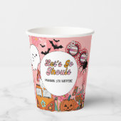 レトログルーレッツゴーウルハロウィン誕生日 紙コップ (正面)