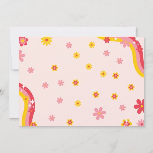 レトログルーヴィアイススケートで滑るツイン誕生日レッツ 案内状 (裏面)