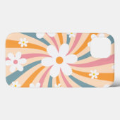 レトログルーヴィカラフルサンシャインデイジーフローラヒッピー Case-Mate iPhoneケース (裏面 (横))