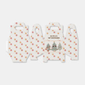 レトログルーヴィクリスマスツリーヒッピー誕生日パーティー フェイバーボックス (折り畳みなし)