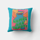 レトログルーヴィゲーマークールボードゲームデザイン クッション (裏面)