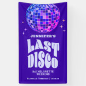 レトログルーヴィディスコバチェロレッテウィークエンドウェルカム 横断幕 (縦)