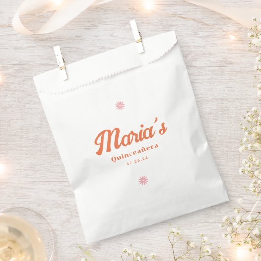 レトログルーヴィデイジーキンセアニェラ フェイバーバッグ (クリップ留めされた状態)