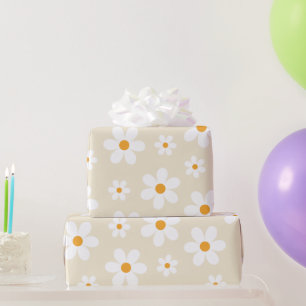 レトログルーヴィデイジータン誕生日ギフトラッピング紙 ラッピングペーパー