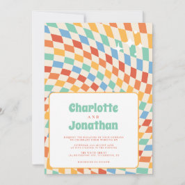 レトログルーヴィノスタルジアブライト結婚ズ 招待状