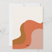 レトログルーヴィハッピーホリデーズタイポグラフィ写真 シーズンカード (裏面)