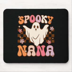 レトログルーヴィハロウィーン幽霊不気味ナナコスチューム マウスパッド