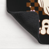 レトログルーヴィハロウィーン幽霊不気味マママコスチューム マウスパッド (コーナー)