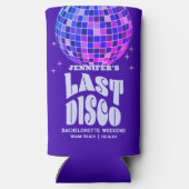 レトログルーヴィバチェロレッテ花嫁スクワッドブリーズメイド スリム缶クーラー (裏面)