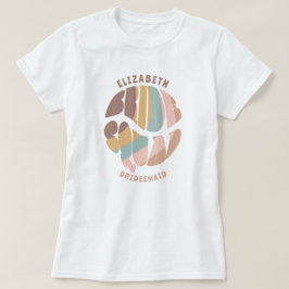 レトログルーヴィバチェロレッテ花嫁スクワッドブリーズメイド Tシャツ