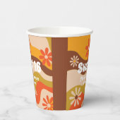 レトログルーヴィヒッパイフラワースウィート16 紙コップ (左)