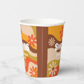 レトログルーヴィヒッパイフラワースウィート16 紙コップ (右)