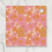 レトログルーヴィフローラアーチ | Boho Favor フェイバータグ (裏面)