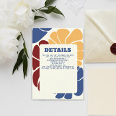 レトログルーヴィボホシックフローラ結婚ズ詳細カード エンクロージャーカード