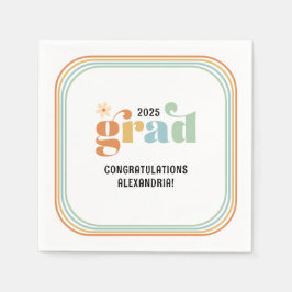 レトログルーヴィボホデイジー2025グラッドパーティー スタンダードカクテルナプキン