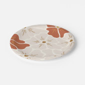 レトログルーヴィボホベビーイン開花 ペーパープレート (アングル)