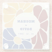 レトログルーヴィボーホシックフローラ ガラスコースター (裏面)