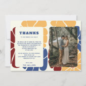 レトログルーヴィボーホシックフローラ サンキューカード (正面)