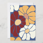 レトログルーヴィボーホシックフローラ 招待状 (裏面)