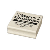 レトログルーヴィメリークリスマスホリデー ラバースタンプ (スタンプ)