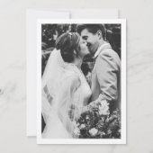 レトログルーヴィレッツーパーティーカジュアル後結婚式パーティー 招待状 (裏面)