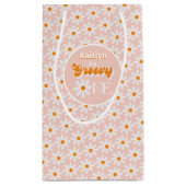 レトログルーヴィワンガールズ1st誕生日 スモールペーパーバッグ (裏面)