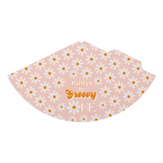 レトログルーヴィワンガールズ1st誕生日 パーティーハット (正面)