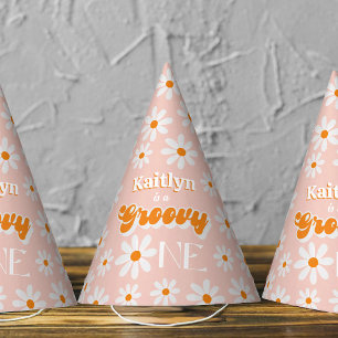 レトログルーヴィワンガールズ1st誕生日 パーティーハット