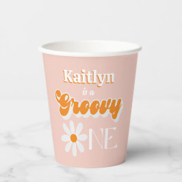 レトログルーヴィワンガールズ1st誕生日 紙コップ