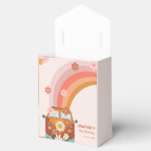 レトログルーヴィワンデイジーフラワーバースデーパーティー フェイバーボックス (オープン)