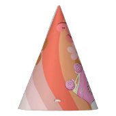 レトログルーヴィワンデイジー第1誕生日部 パーティーハット (左)