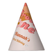 レトログルーヴィワンデイジー第1誕生日部 パーティーハット (右)