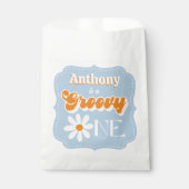 レトログルーヴィワンボーイズ1歳の誕生日 フェイバーバッグ (正面)