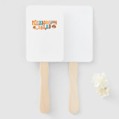 レトログルーヴィーの友情を与える分隊のトルコ感謝してい ハンドファン (正面&裏面)