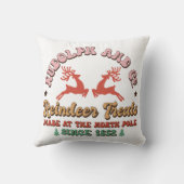 レトログルーヴィークリスマスホリデイ クッション (裏面)