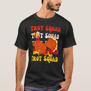 レトログルーヴィーターキートルトロット分隊サンクスギビングトルコ Tシャツ