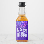 レトログルーヴィーラストディスコバチェロレッテ週末パーティー リキュールボトルラベル (正面)