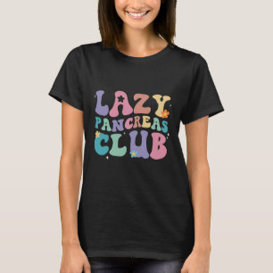 レトログルーヴィーレイジー膵臓クラブタイプ1糖尿病Aw Tシャツ