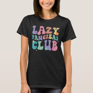 レトログルーヴィーレイジー膵臓クラブタイプ1糖尿病Aw Tシャツ