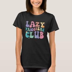 レトログルーヴィーレイジー膵臓クラブタイプ1糖尿病Aw Tシャツ