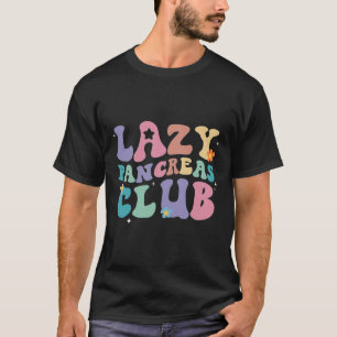 レトログルーヴィーレイジー膵臓クラブタイプ1糖尿病Aw Tシャツ