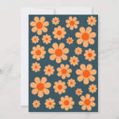 レトログルーヴィー誕生日パーティー 招待状 (裏面)