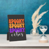 レトログルーヴィ不気味ビーブハロウィーン フォトプラーク (側面)