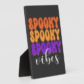 レトログルーヴィ不気味ビーブハロウィーン フォトプラーク (側面)