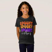 レトログルーヴィ不気味ビーブハロウィーン Tシャツ (正面フル)