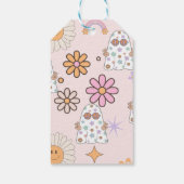 レトログルーヴィ幽霊ヒッパイハロウィーン誕生日 ギフトタグ (裏面)