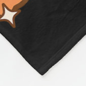 レトログルーヴィ幽霊不気味ブラザー衣装マッチング フリースブランケット (角)